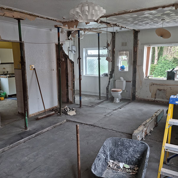 Hip to Gable conversion, extension and full house renovation - Gower, Swansea