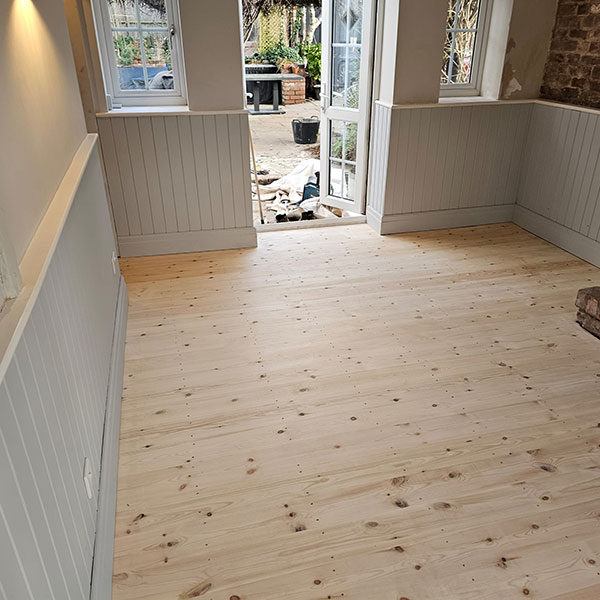 New Floor Joist and Flooring – Gresford