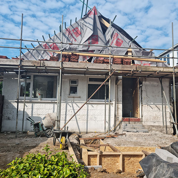 Hip to Gable conversion, extension and full house renovation - Gower, Swansea